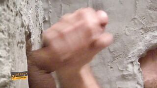 Gloryhole Daddy Bears Stuff Boy's Holes with 3 Cum Floods