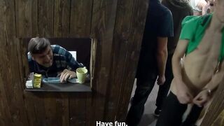Czech Gloryhole Cocksucker Choked Gushed Bareback Group Cum Flood
