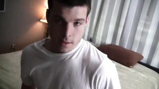 19yo Townie Jock Drains Two Giant Cocks Gushing Cumshots