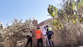 Saudi Daddies Destroy Twink Friends Bareback Cum Gush Hell