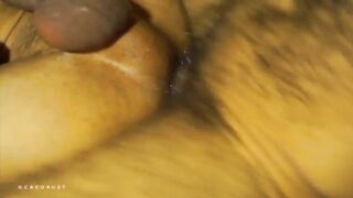 Big Black Cock Wrecks Sloppy White Ass Gushing Cum Destruction