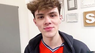 Skinny Teen Gags Choked on 3 Gushing Uncut Cocks Throat Destroyed