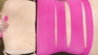 Chubby Big Dick Bears Destroy Sissy Femboy Ass in Bareback Threesome Gush