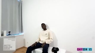 German Hunter Drills Park Picked Black Twink Cum Gushing Hole Destroyed