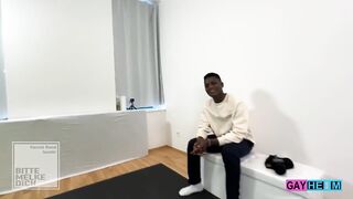 German Hunter Drills Park Picked Black Twink Cum Gushing Hole Destroyed