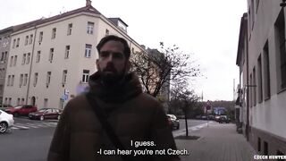 Bearded Slim Hunk Strips For Cash Then Rides Cock To Gushing Cumshot