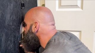 Thick Ginger Cock Chokes Bearded Bear Gloryhole Slut Breeds Raw