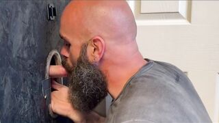 Thick Ginger Cock Chokes Bearded Bear Gloryhole Slut Breeds Raw