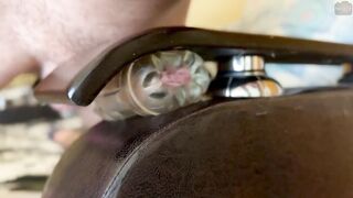 Uncut Daddy Moans Fucks Fleshlight to Shaking Cum Gush Explosion