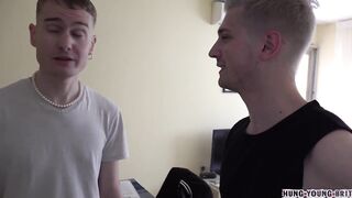 Twink Face Rimmed Bareback Destroyed Gushing Cum Flood