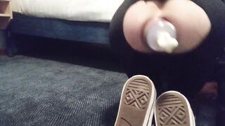 Cucumber DESTROYS Sissy Rosebud Gaping Juicy Hole Pumped
