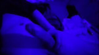 Cute Femboy Twink Jerks Big Dick Till Gushing Cum Floods Belly