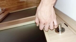 Huge Pinoy Cock Rams Bottle Throat Gushes Massive Cum Flood