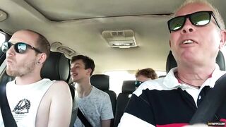 Twinks Choked Gushing Bareback Destroyed by Daddy Cocks Foursome