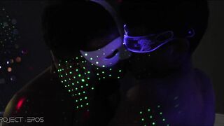 Masked Raver Hunk Prone Boned Big Cock Cum Flood
