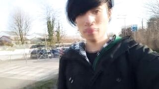 Jon Arteen Twink Cock Pisses Lake Then Bursts Cum Geysers Outdoors