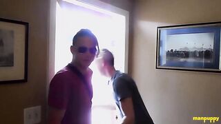 DILF Richard Slams Tommy Raw Ass Gushing Cum Facial Destruction