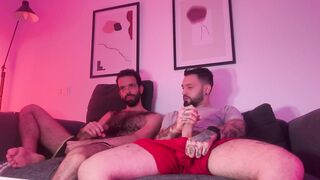 Igor's Huge Cock Destroys Milo Hairy Ass Gushing Cum Blast