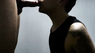 Destroyed Neighbor's Son Bareback Anal Cum Gushing in Nike Socks