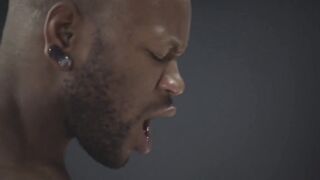 XXL Black Cock Destroys Bald Boyfriends Gushing Poz Cum