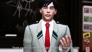 Bunny Bakugo Ass Destroyed Monster Cocks Gushing Cum Threesome