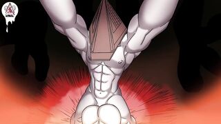 Pyramid Head's Big Dick Gushes Cum Destroys Twink Ass Raw