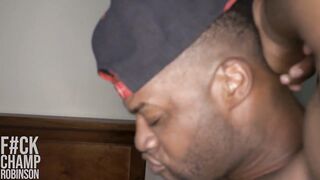 Black Beast Power Fucks Bearded Euro Hole Gushing Cum