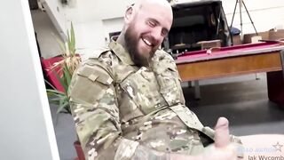 Skullfuck Shaved Rifleman Chokes Gushing Cum Destroyed