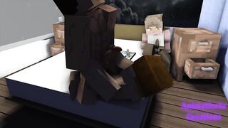Minecraft Bros Late Night Cum Gushing Gay Orgy Destruction