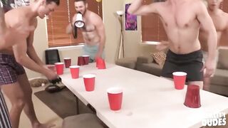 Frat Flip Cup Mayhem Ignites Big Dick Bareback Orgy Cum Flood