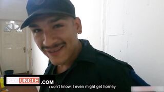 Papi's Thick Latino Cock Chokes Twink Throat In Car Raw Destruction