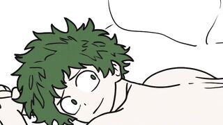 Bakugo Explodes Dekus Ass Gushing Cum Bareback Destruction