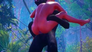 Twink Crushed By Furry Werewolf Knot Gushing Cum Flood