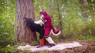 Fursuit Fox Bitch Woods Wrecked Missionary Ass Cum Flood
