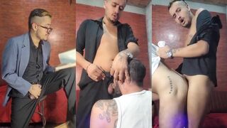 Sodom Shepherd Facefucks Latino Sinner Gushing Leche Choked Dry
