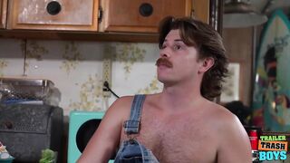Stepuncle Ian Sterling gets redneck hammers big cock in bareback hardcore