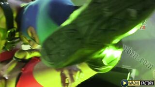 Pablo Bravi’s fist wrecks Silver Fox Daddy Benedictux’s tight hole raw