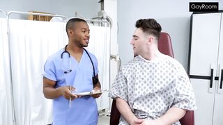 Doctor stuffs BBC deep in tight ass raw brutal fuck