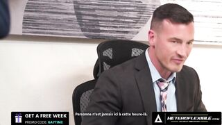 Coworker caught Derek Kage jerking off then fucked raw deep missionary blowjob