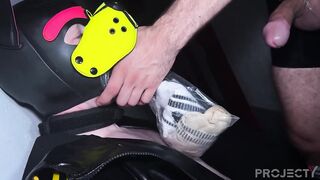 puppy boy gets destroyed by huge cock in basement training