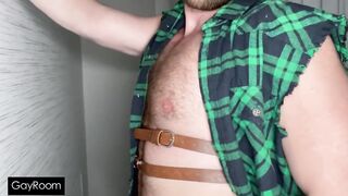 Miles Fallon gets reamed raw like a true cowboy in this big dick cumshot gangbang