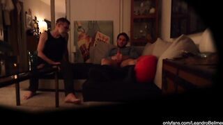 Step-grandpa caught me jerking off sloppy messy