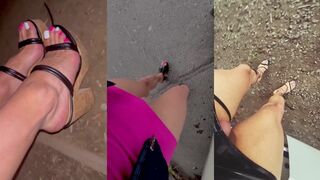 Use me as your fuck doll dressed in heels big cock worshipping painted toes