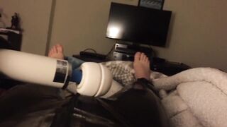 Latex Catsuit Choked Rubber Holes Until Creamy Cumshot