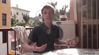 British twink gets raw German monster cock first time on camera