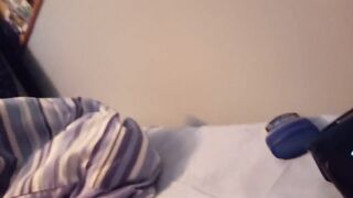 Thick mushroom cock unleashes 5 shot cumshot own face