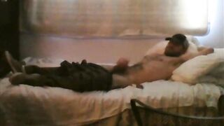 Amateur wanks his uncut gay cock raw solo jock
