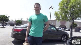 Alex gets paid to gag on massive cocks in brutal reality POV