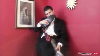 Gentlemen's Closet Destroyed By Worshiping Sexy Feet
