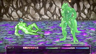 Furry gay dragon gets stretched in Japanese dark grove